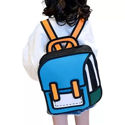 Mochila Gacha Life para meninos e meninas, Cartoon Anime Schoolbag