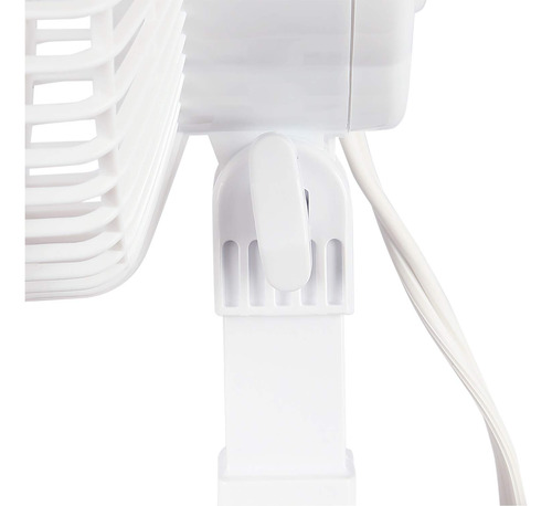 Clip Fan Hurricane Classic 15cm 2 Speed Portable White