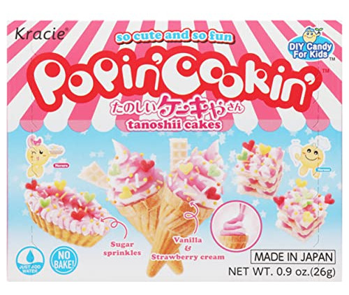 Kracie Popin' Cookin' Diy Candy Para Niños, Kit De Pastel, 0