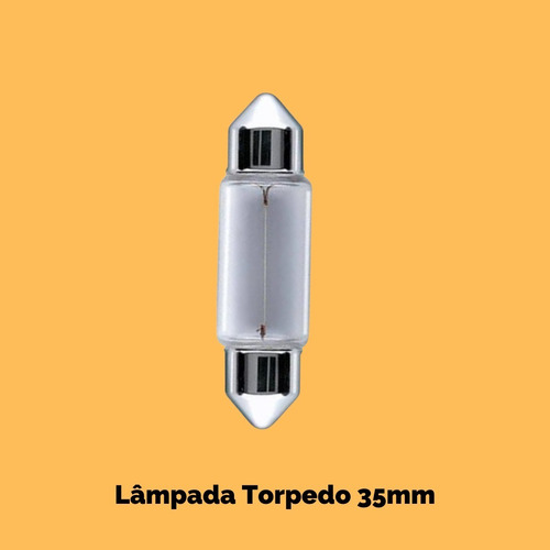 Lanterna Luz De Teto Leitura Fusca Modelo Antigo + Lampada