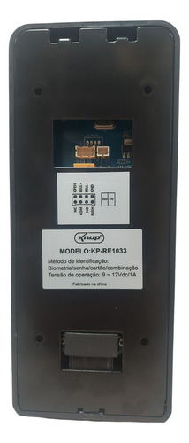 Controlador Acesso Porta Portão12v Registro Senha Biometria