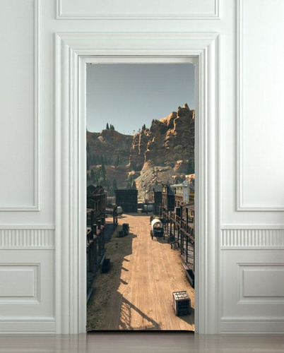 Puertas Intervenidas Con Vinilo Laminado ( 200 X 75 Cms)