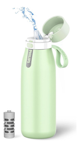 Botella De Agua Con Filtro De Acero Inoxidable Gozero Everyd