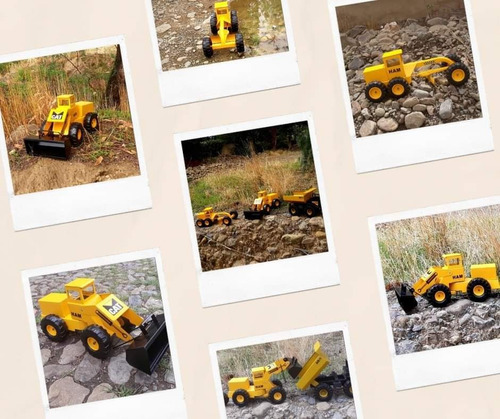 Imagen 6 de 6 de Juguete Metálico Tipo Tonka, Fabricado En Bolivia