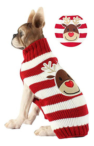 Bobibi Suéter Para Mascota Con Diseño De Reno Suéter Para Pe