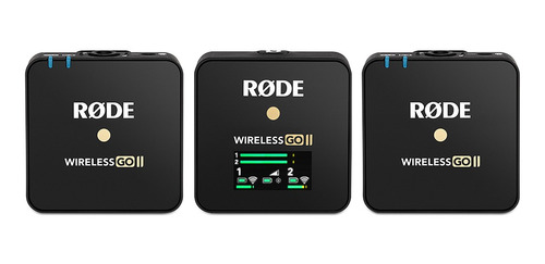 Micrófonos Rode Wireless GO II Condensador Omnidireccional color negro