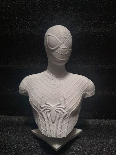 Conjunto De Bustos 3 Versões Do Homem Aranha - 10 Cm