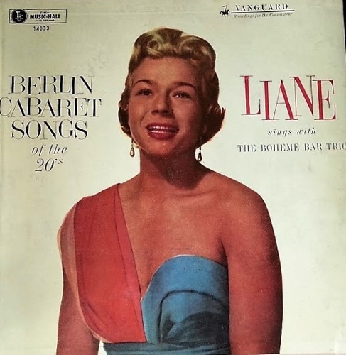 Liane Sings Berlin Cabaret Songs Of The 20s Vinilo Long Play