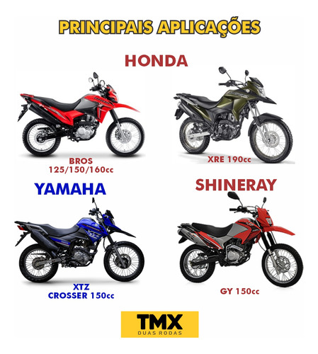 Kit Pneu Original Moto 110/90-17 Vipal Tr300 +camara Gulfair