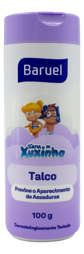 Kit 4 Talco Turma Da Xuxinha Infantil Previne Assaduras 100g