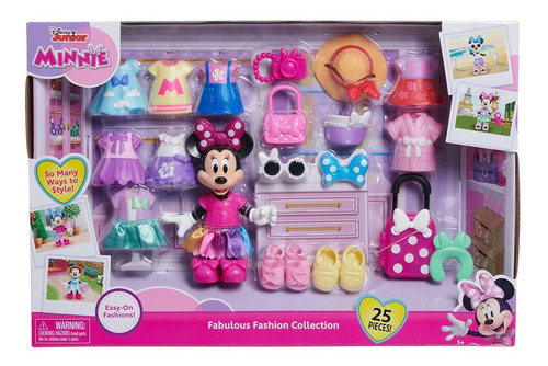 Juguete Set De Moda Minnie Muñeca Y Accesorios