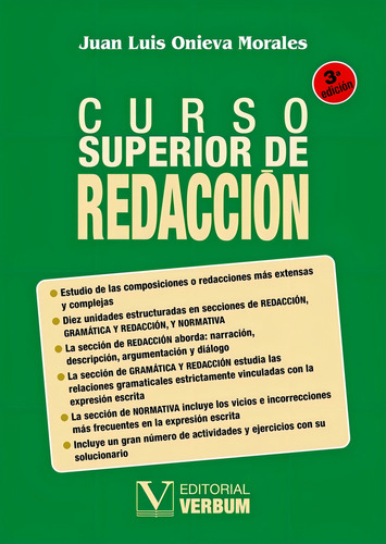 Curso Superior De Redacción, De Juan-luis Onieva-morales