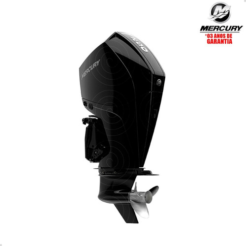 Motor De Popa Mercury 4t 250hp L V8 Dts Pessoa Física Preto