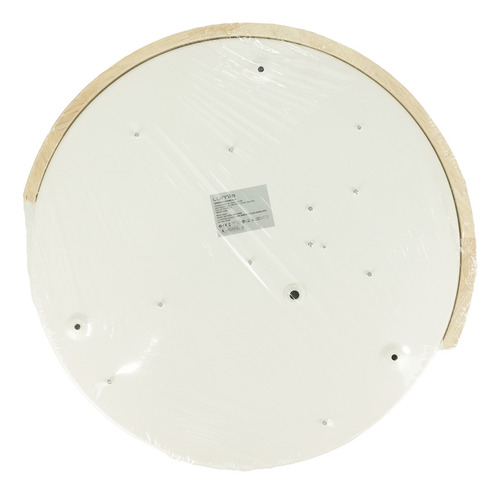 Plafon Led 24w Techo Madera Redondo Lampara Lumie Frio Estructura Luz Fria