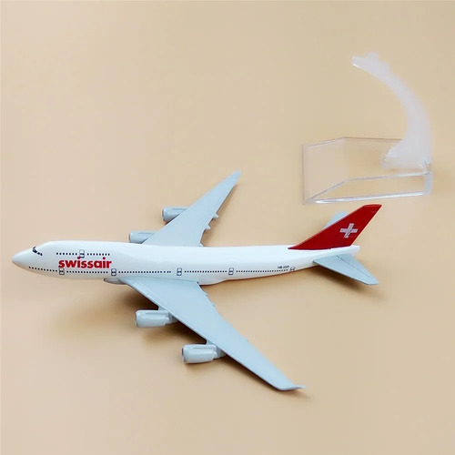 Imagen 8 de 10 de Boeing 747-400, Jumbo, Compañia Suiza Swissair, Escala 1:500