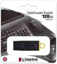Comprar Pendrive Kingston 128gb Usb 3.2 Pc Laptop Musica