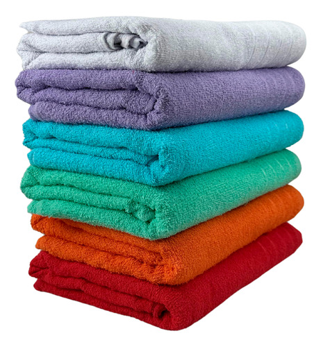 Kit 03 Toalha Banho Atacado 65x125cm Macio 100% Algodão