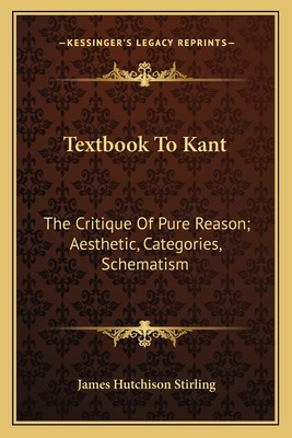 Libro Textbook To Kant: The Critique Of Pure Reason; Aest...