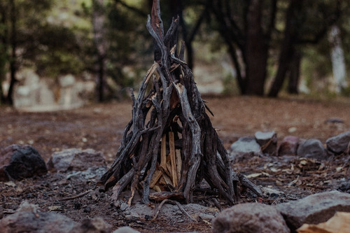 Imagen 6 de 10 de Ocote Iniciador De Fuego Premium Natura Leña Asador Fogata