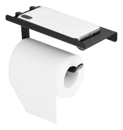 Porta-rollo De Rollos Sanitarios Acero Inoxidable C Repisa