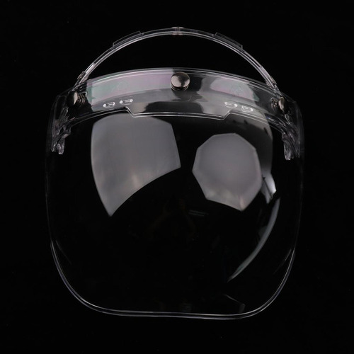 Visor De Casco 3-snap Bubble Protección Demonstable
