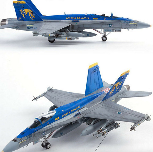Avion Navy F/a-18c Vfa192 Golden Drag Scala 1/72 Kit Armable