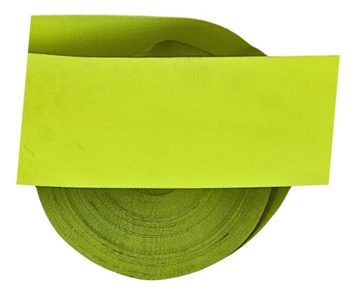 Rollo 50m Elastico Crochet Amarillo Neon 101mm
