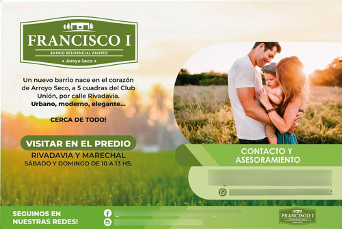 Imagen 3 de 5 de Venta - Terreno Arroyo Seco - Financiacion