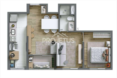 Imagem 19 de 20 de Vendo Apto 46 M², 2 Dorm, 1 Vaga No Cond Open Marajoara/sp - 197730