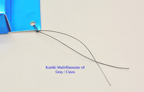 Imagem 4 de 4 de Linha Multifilamento Shimano Kairiki Pe 80lbs 300m Cinza