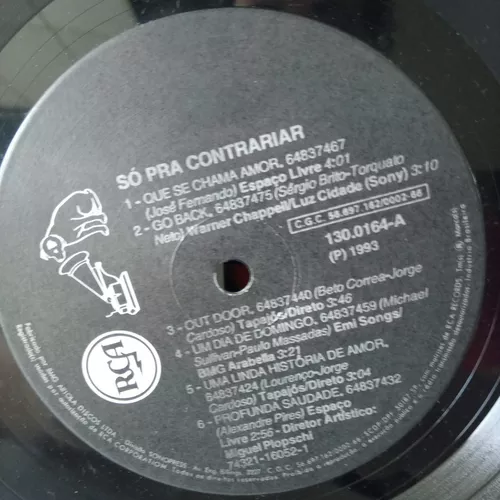 UNBOXING: Só Pra Contrariar 1993 LP, K7 e CD (Que Se Chama Amor