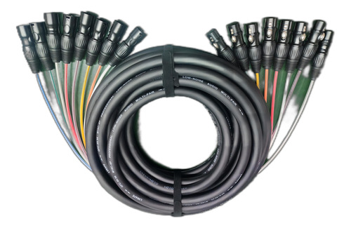 Cable Snake Sub Snake Medusa 8 Canales 10 Mts
