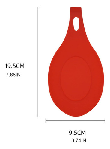 Alfombrilla De Silicona Resistente Al Calor Para Cuchara, So