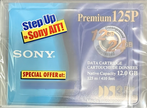 Fita Dat Sony Dgd125p 12/24gb Dds3 125 Metros Nova