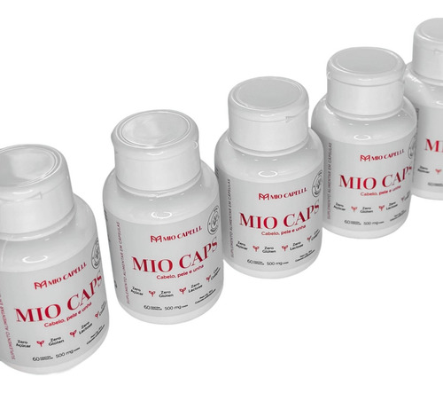 Mio Caps Vitamina Para Cabelo Pele E Unha (kit 6 Meses)