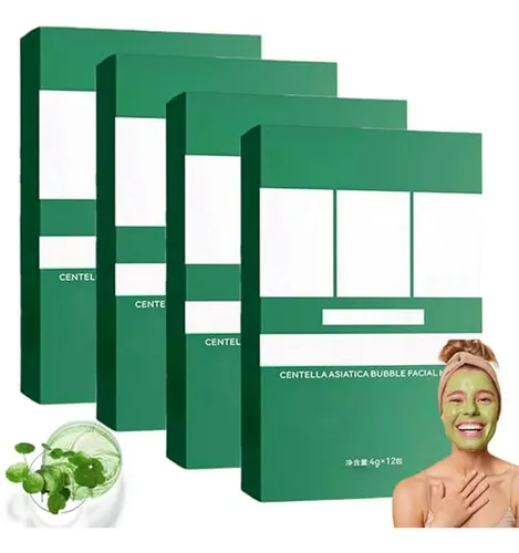Mascarilla Facial De Burbujas Con Centella Asiática (4 Unida