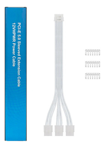 Adaptador Pci-e 5.0 12vhpwr 16 Pinos Para 3 X 8 Pinos 6+2 Br
