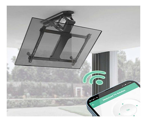 Soporte Tv A Techo Con Control Remoto De 32 A 70 Pulgadas