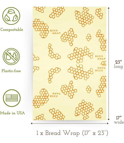 Bees Wrap Envolturas Reutilizables De Cera De Abejas Para Al