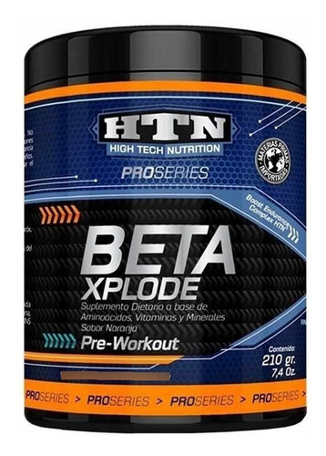 Beta Xplode Pre Workout 420 Grs Htn Pro Series Promo X 2