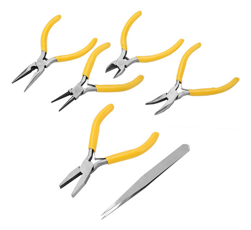 Kit Profesional De Pinzas Y Herramientas Para Joyero, 5 Pzs.