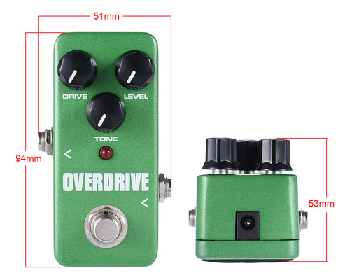 Pedal De Efectos Fod3 Kokko Para Guitarra Mini Overdrive Por
