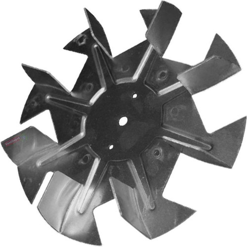 Mini Aspas Aluminio Reemplazo, Mxeam-002, 6 1/4 Ø, 12 Aspas, Color Gris