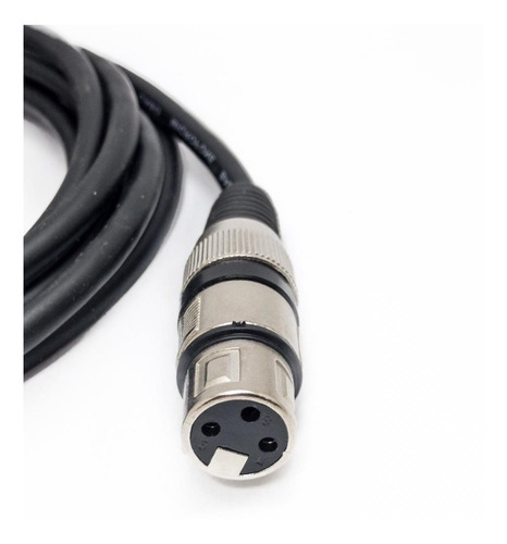 Cabo P10 Macho Stereo X Xlr Fêmea 4 Metros Fg Tec Cabos