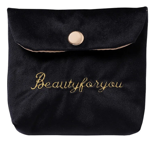 Bolsa De Cosméticos Portátil De Terciopelo Para Mujer  M [u]