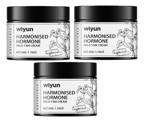 / Creme Natural De Inhame Selvagem Hormônio Harmonizado, 3