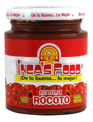 Rocoto En Pasta Peruano Inca's Food 212.6 Gramos