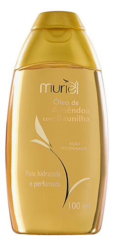 Kit Com 6 Unidades Óleo Corporal De Amêndoas 100ml Muriel