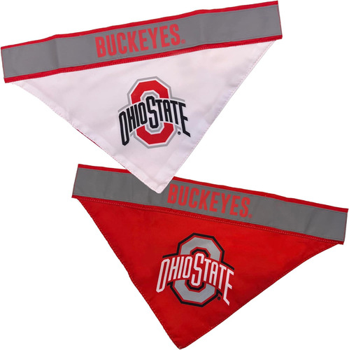 Ncaa Ohio State Buckeyes Tie Bandana, Pequeña/mediana....