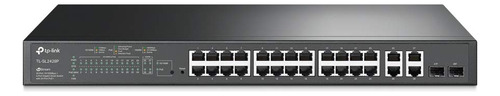 Switch Tp-link Fast Ethernet Jetstream Tl-sl2428p 28 Puertos